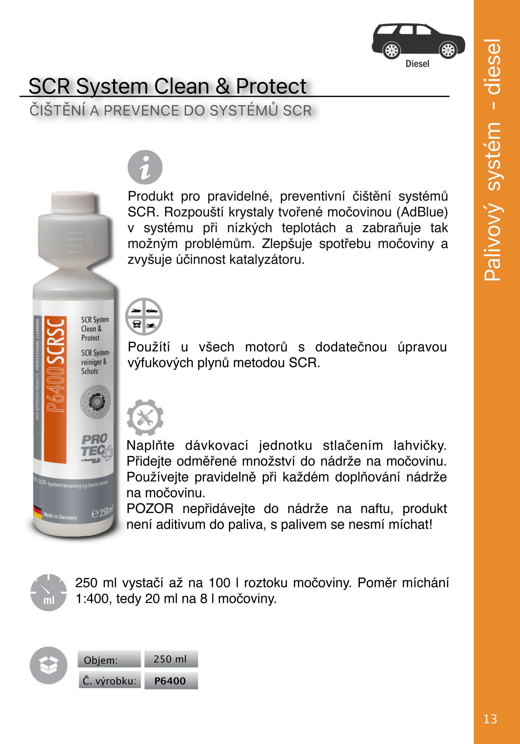 PRO-TEC SCR System Clean & Protect 1 L